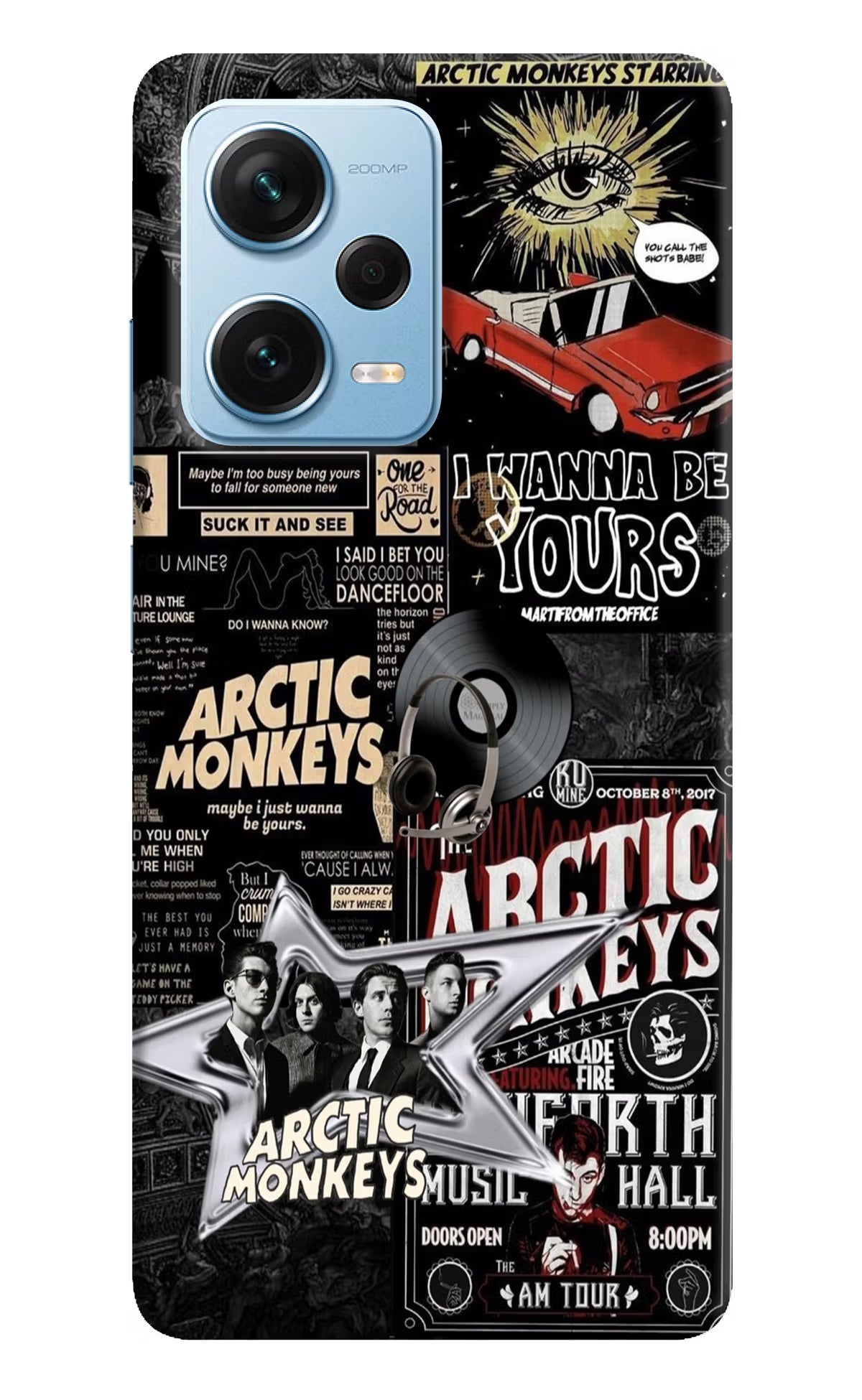 Arctic Monkeys Redmi Note 12 Pro+ 5G Hard Case Back Cover by Casekaro