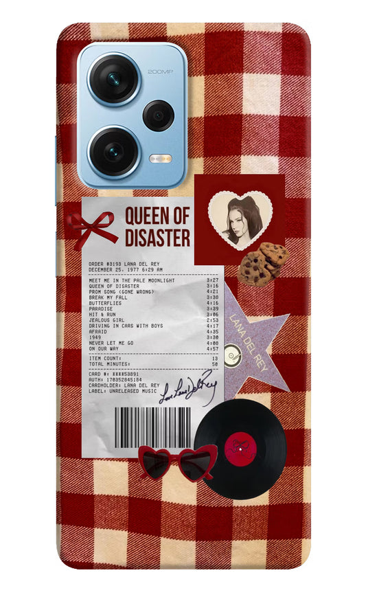 Queen of Disaster Redmi Note 12 Pro+ 5G Hard Case Back Cover by Casekaro