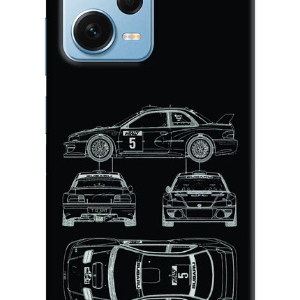 WRC'99 Redmi Note 12 Pro+ 5G Hard Case Back Cover by Casekaro