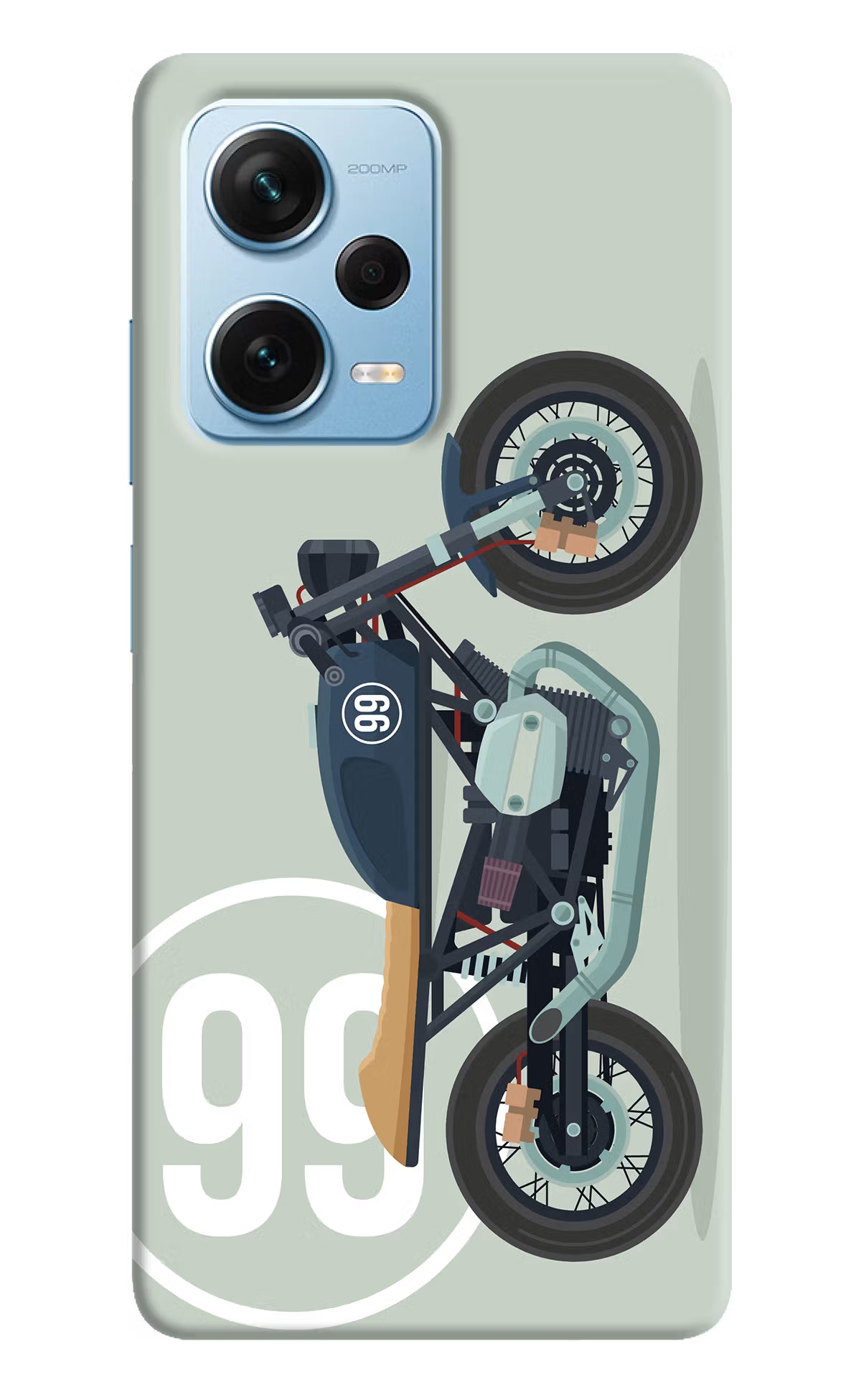 Classic Cafe Racer 99 Redmi Note 12 Pro+ 5G Hard Case Back Cover by Casekaro