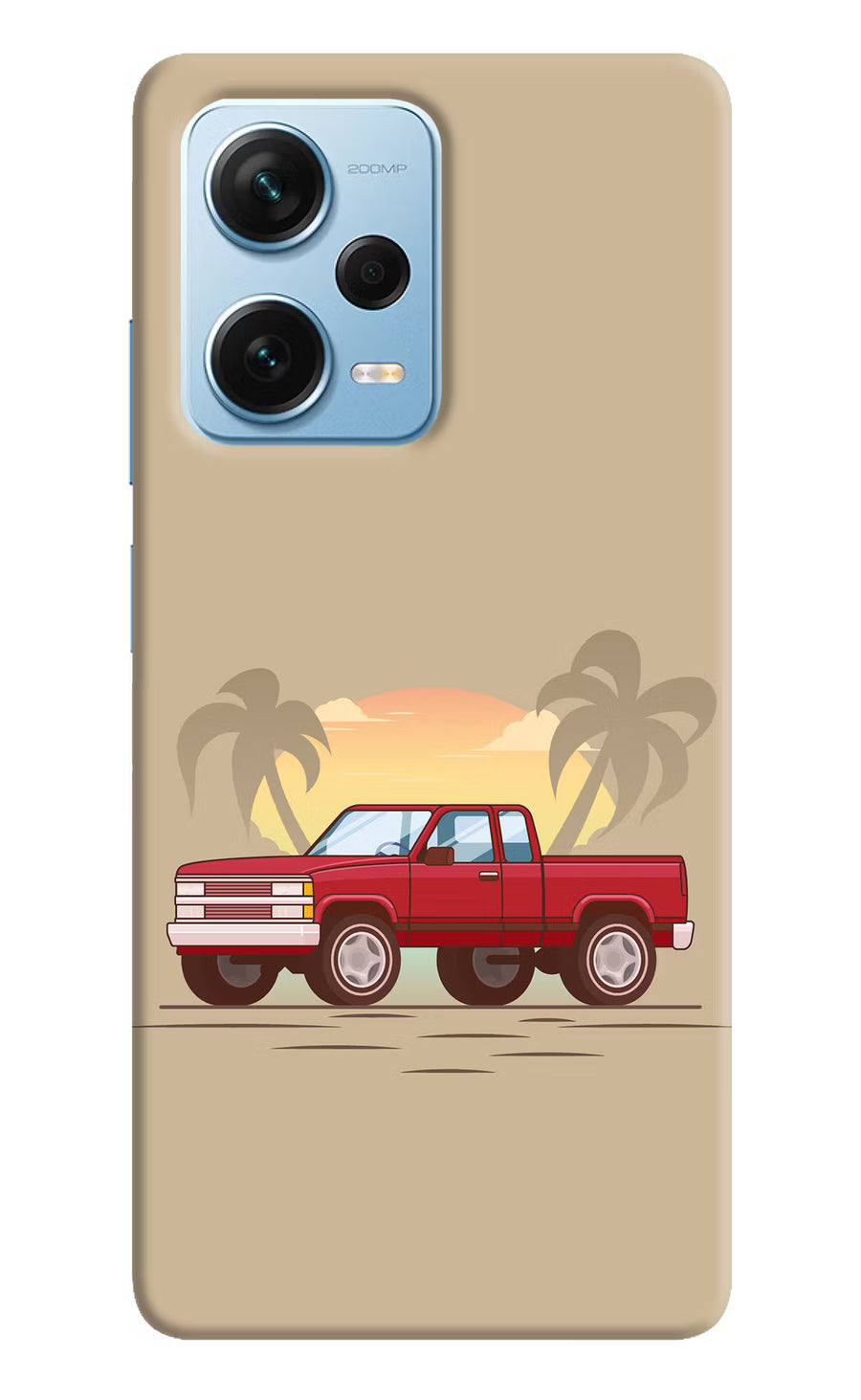Desert Classic Drive Redmi Note 12 Pro+ 5G Back Cover, Hard case