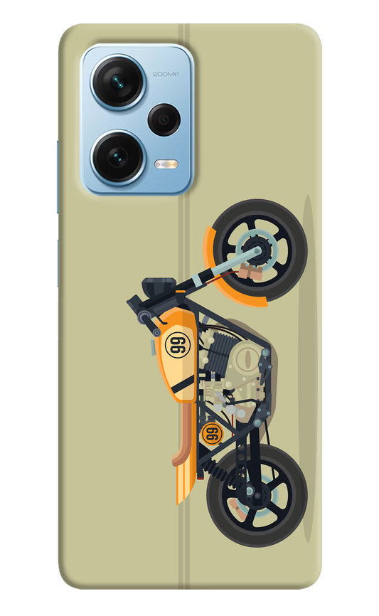 Vertical Speedster Redmi Note 12 Pro+ 5G Hard Case Back Cover by Casekaro