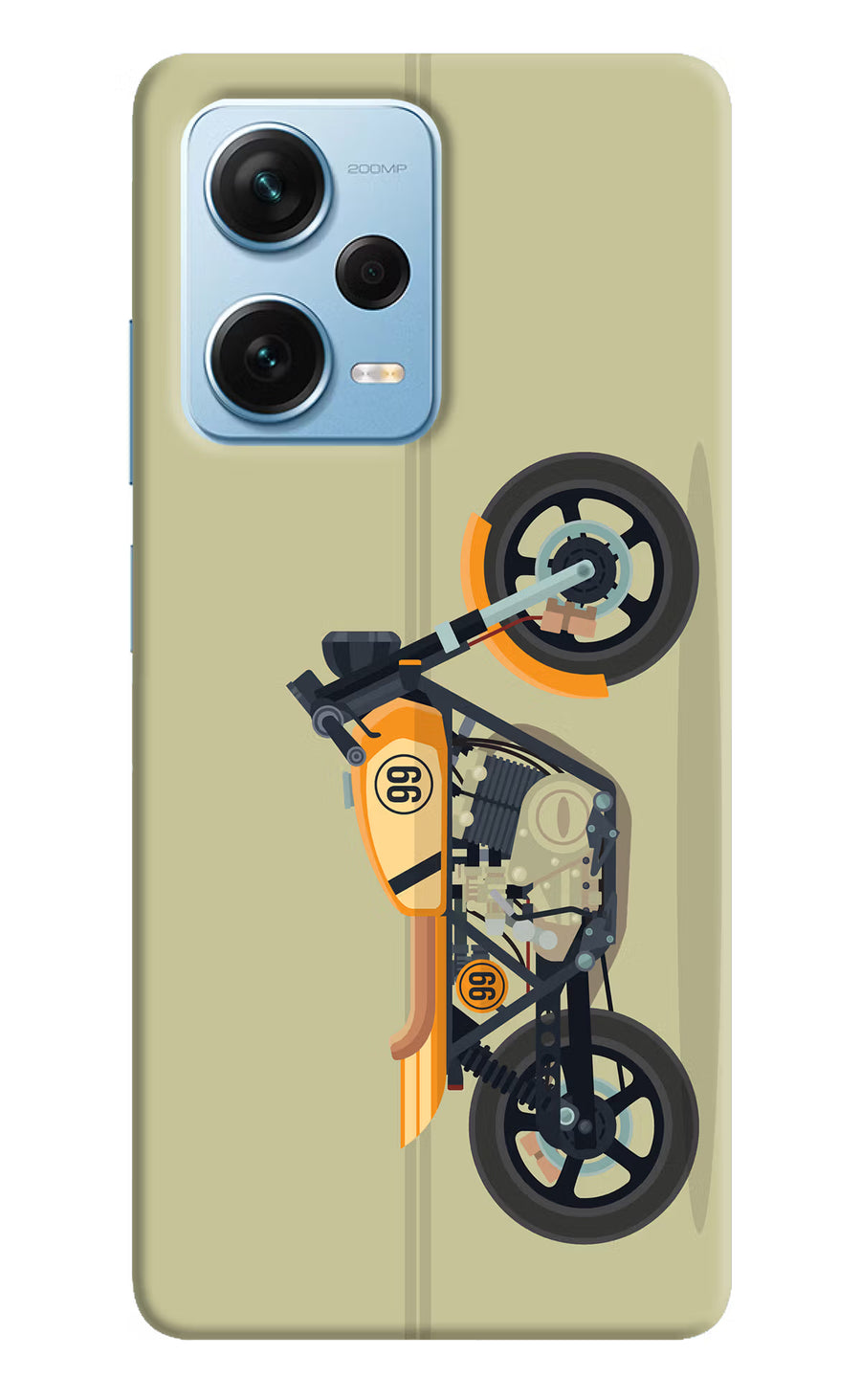 Vertical Speedster Redmi Note 12 Pro+ 5G Back Cover, Hard case