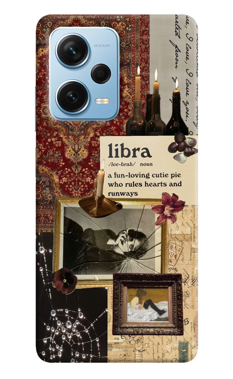 Libra Zodiac Redmi Note 12 Pro+ 5G Back Cover, Hard case