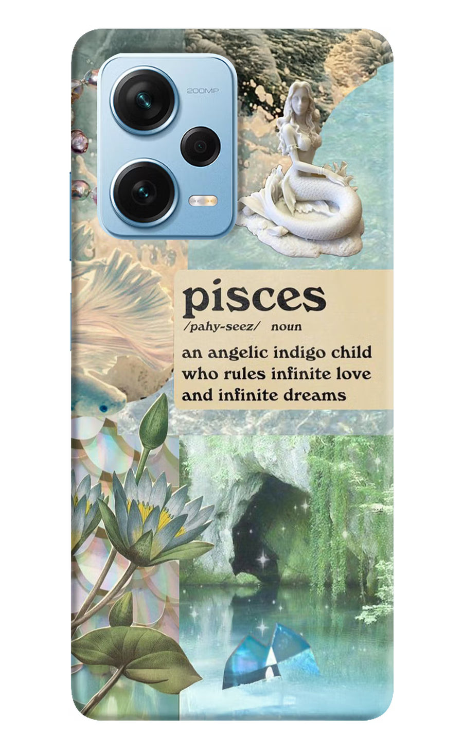 Pisces Zodiac Redmi Note 12 Pro+ 5G Back Cover, Hard case