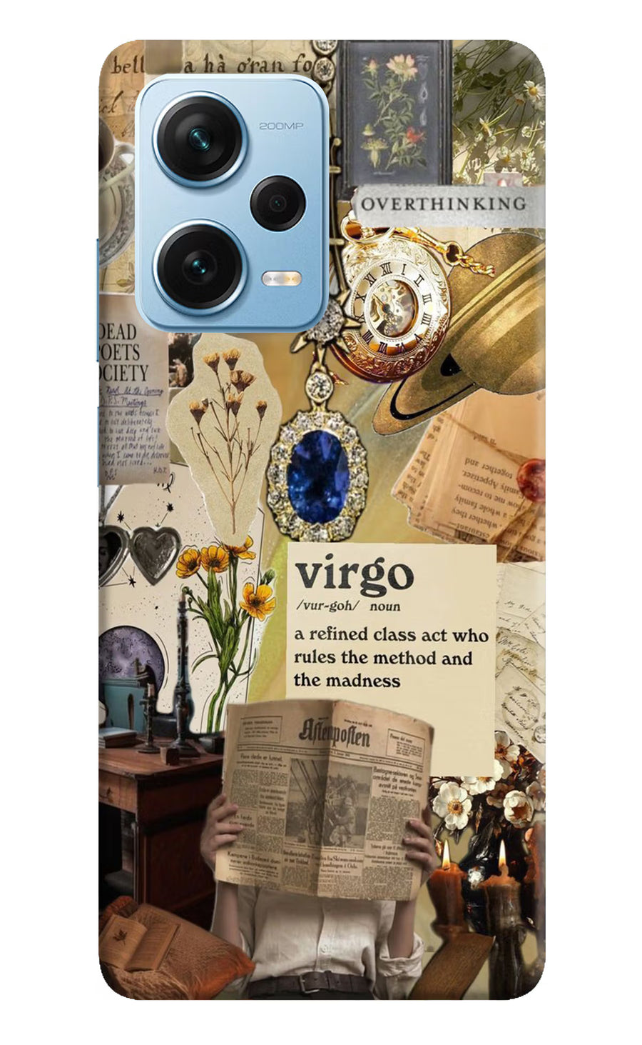 Virgo Zodiac Redmi Note 12 Pro+ 5G Back Cover, Hard case