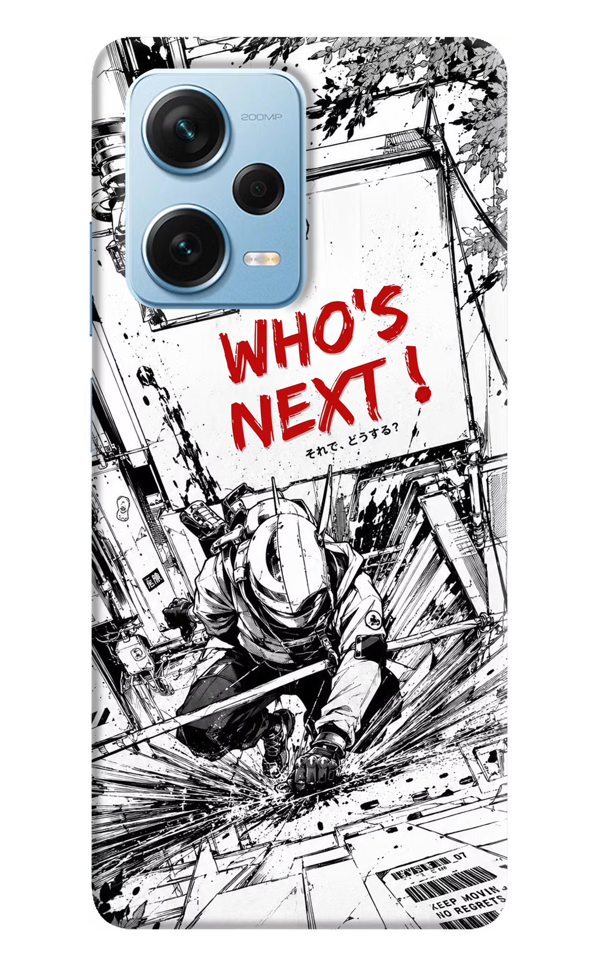 Who's Next Redmi Note 12 Pro+ 5G Hard Case Back Cover by Casekaro