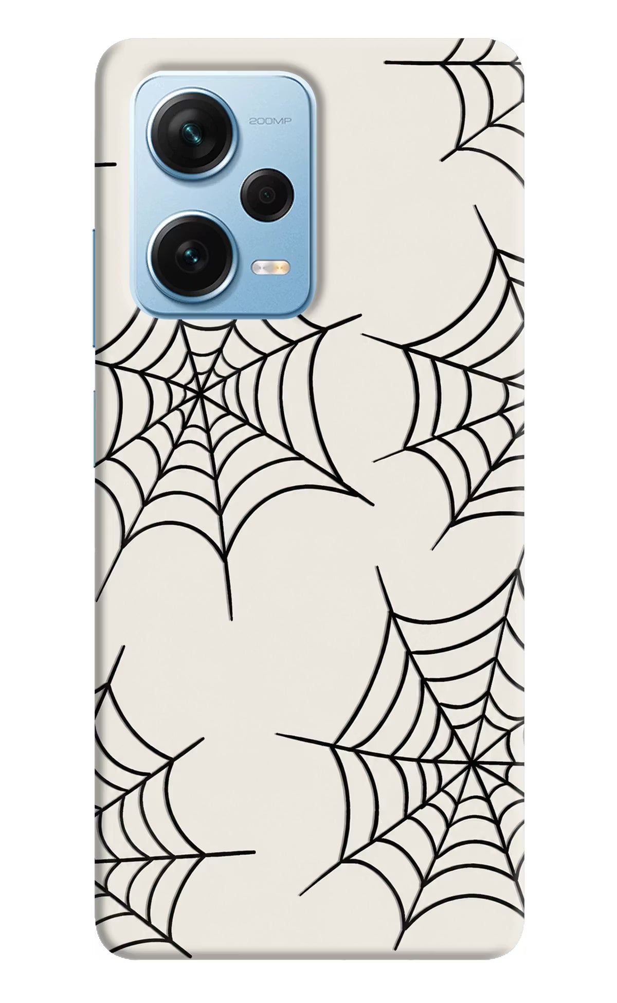 Spider Web Redmi Note 12 Pro+ 5G Hard Case Back Cover by Casekaro