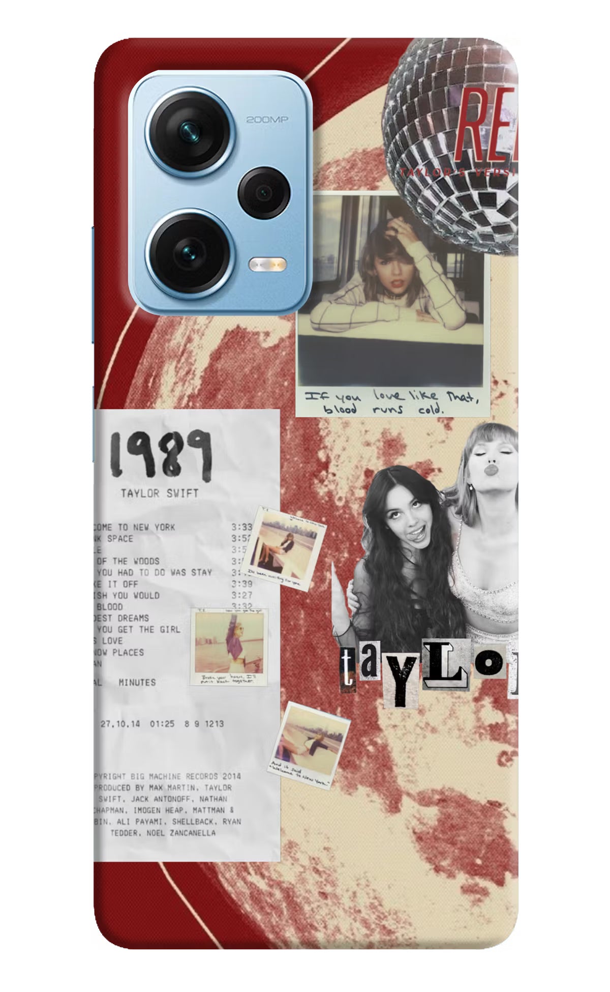 Taylor Swift Redmi Note 12 Pro+ 5G Back Cover