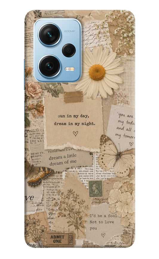 Vintage case Redmi Note 12 Pro+ 5G Back Cover