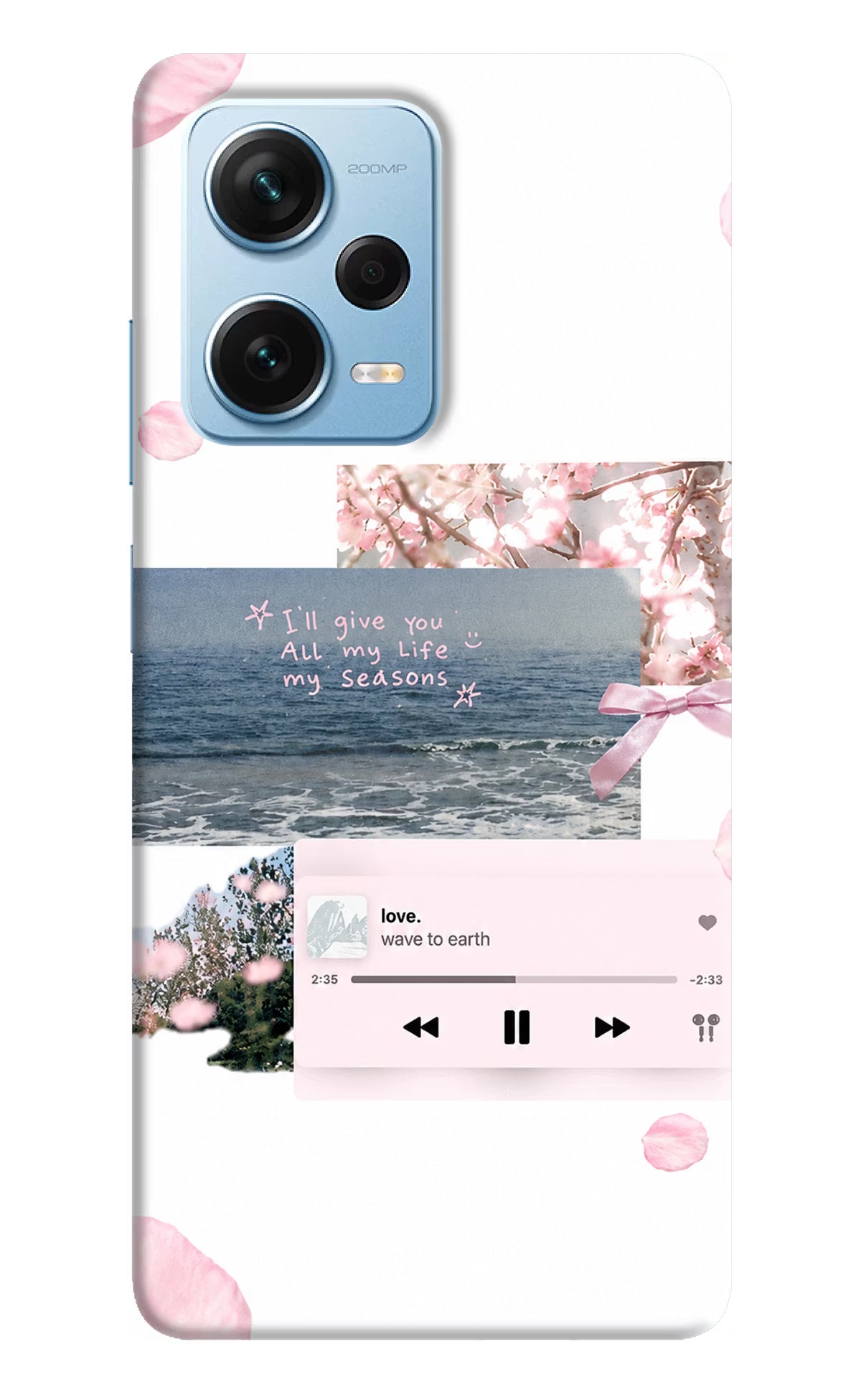 Wave to earth Redmi Note 12 Pro+ 5G Back Cover