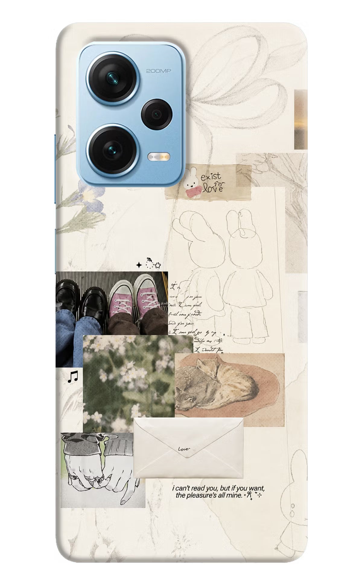 Soft Aesthetic Redmi Note 12 Pro+ 5G Back Cover
