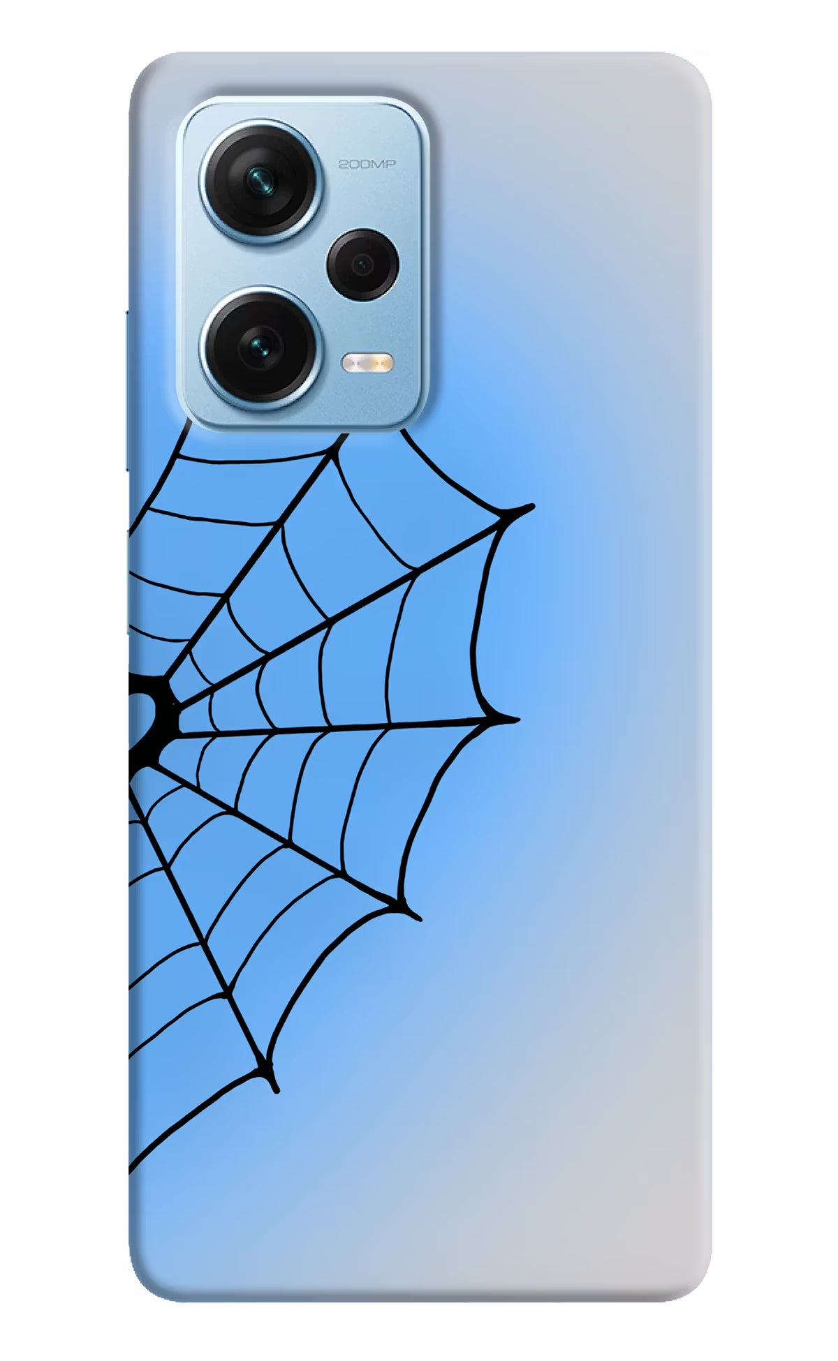 Blue Web Redmi Note 12 Pro+ 5G Back Cover