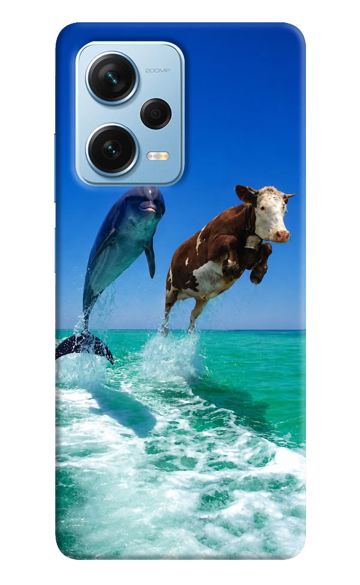 Dolphin vs Cow Redmi Note 12 Pro+ 5G Back Cover