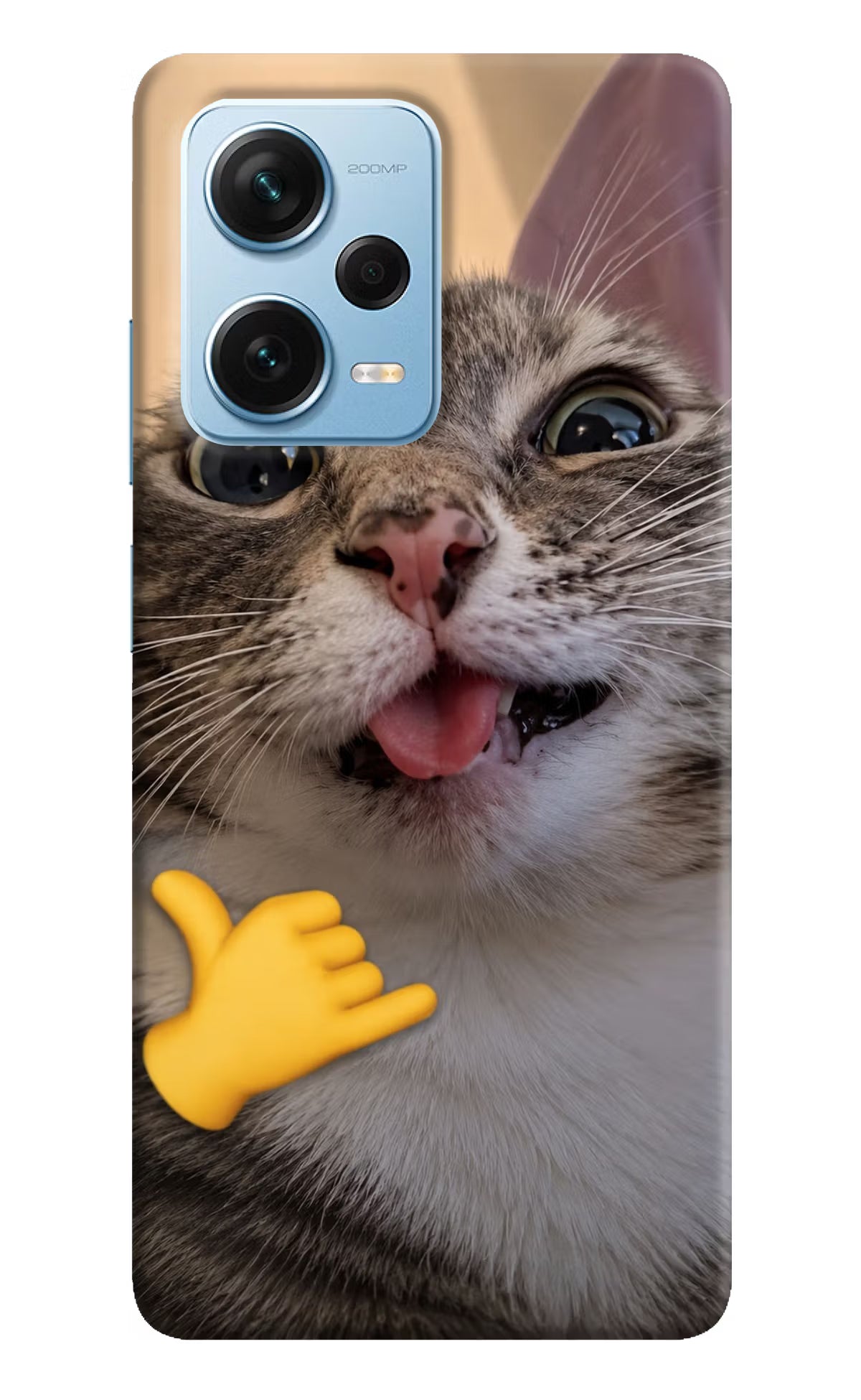 Silly Cat Call Redmi Note 12 Pro+ 5G Back Cover