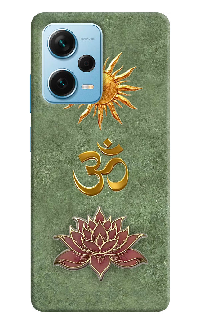 Om & Lotus Redmi Note 12 Pro+ 5G Back Cover