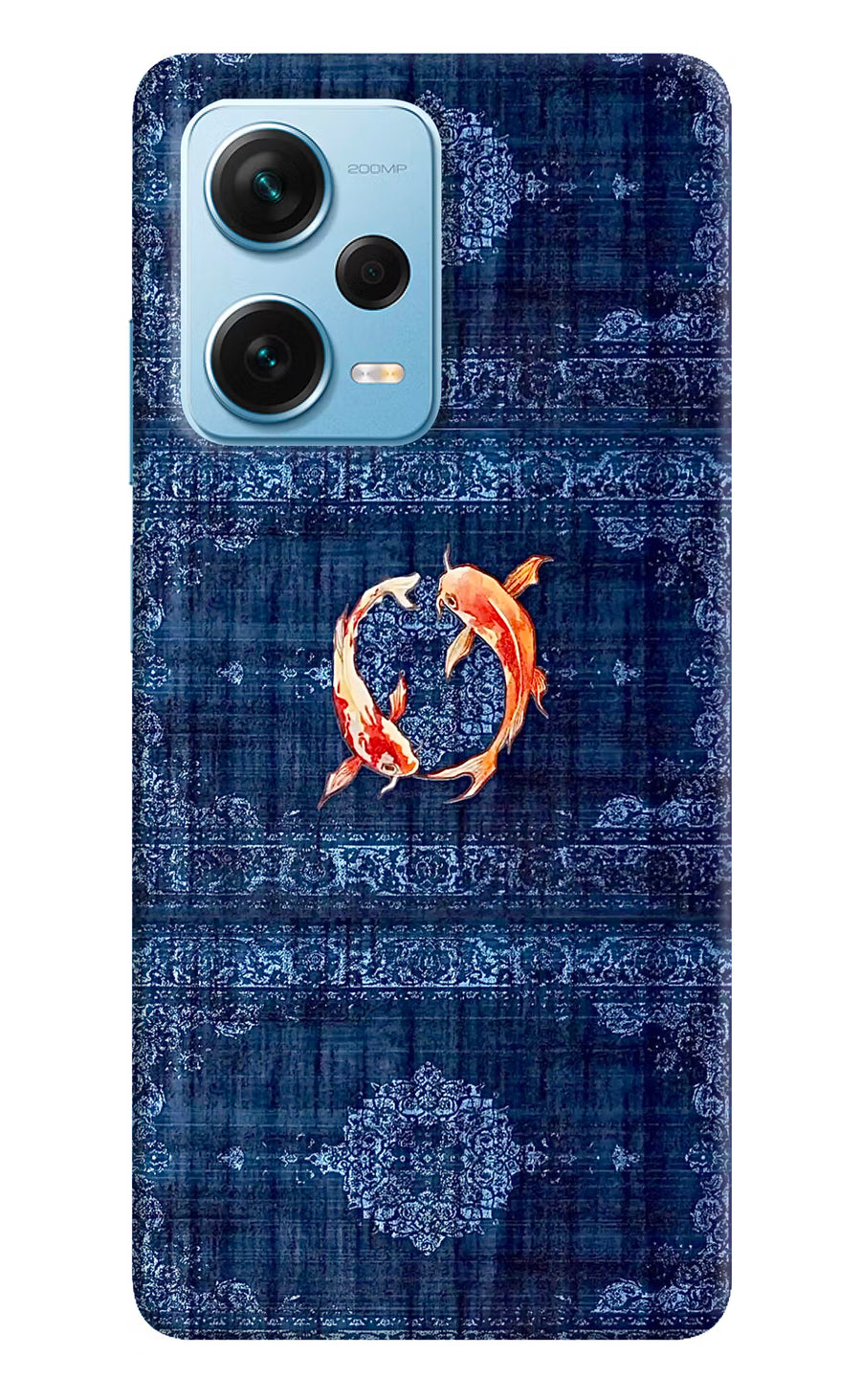 Koi Blue Redmi Note 12 Pro+ 5G Back Cover, Hard case