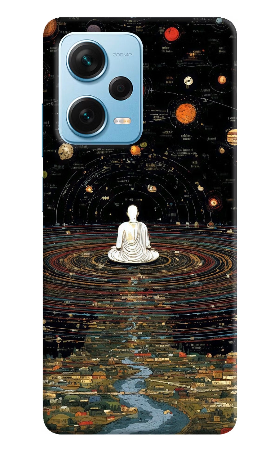 Space Monk Redmi Note 12 Pro+ 5G Back Cover, Hard case