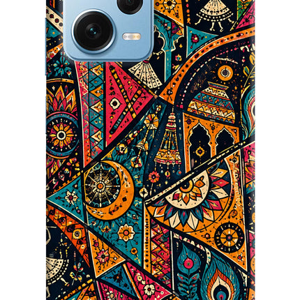 Folk Print Redmi Note 12 Pro+ 5G Back Cover