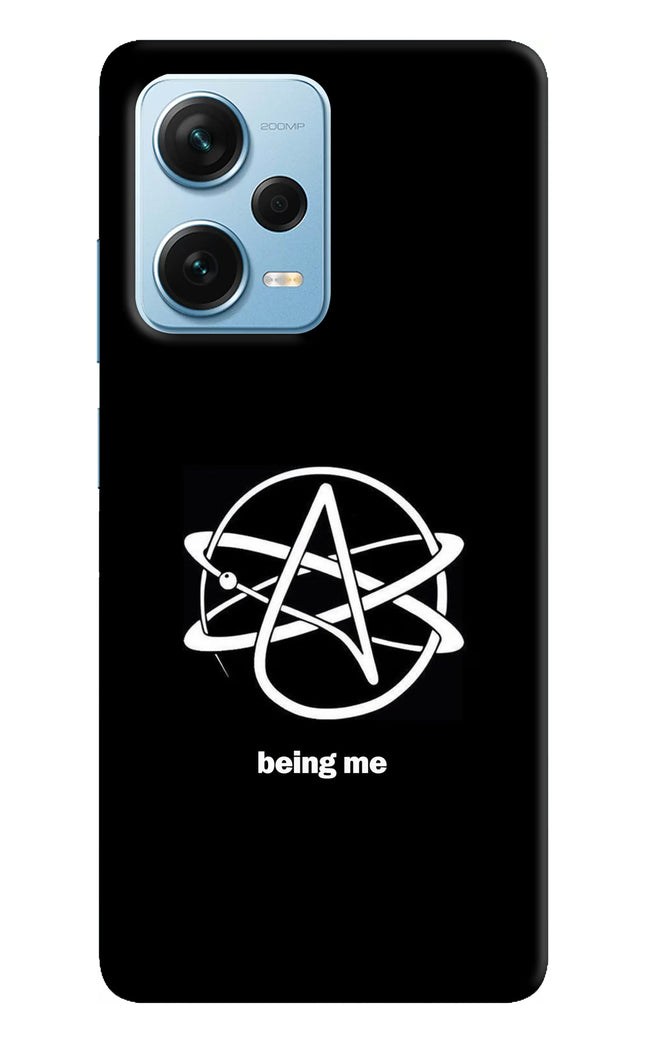 Atheist Symbol Redmi Note 12 Pro+ 5G Hard Case Back Cover by Casekaro