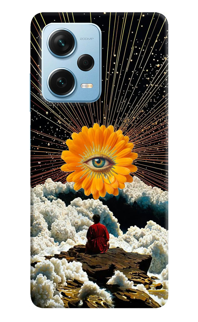 Cosmic Flower Redmi Note 12 Pro+ 5G Hard Case Back Cover by Casekaro