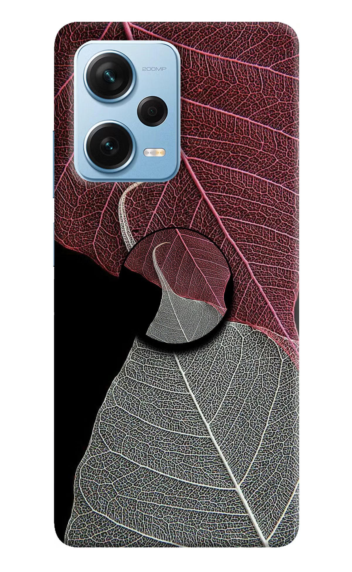 Leaf Pattern Redmi Note 12 Pro+ 5G Pop Case by Casekaro