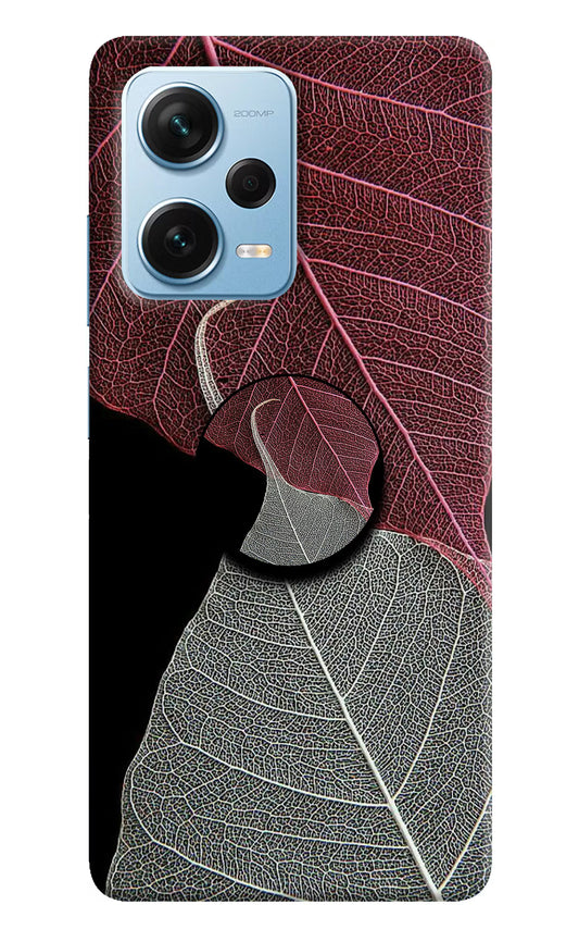 Leaf Pattern Redmi Note 12 Pro+ 5G Pop Case by Casekaro