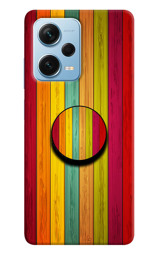 Multicolor Wooden Redmi Note 12 Pro+ 5G Pop Case by Casekaro