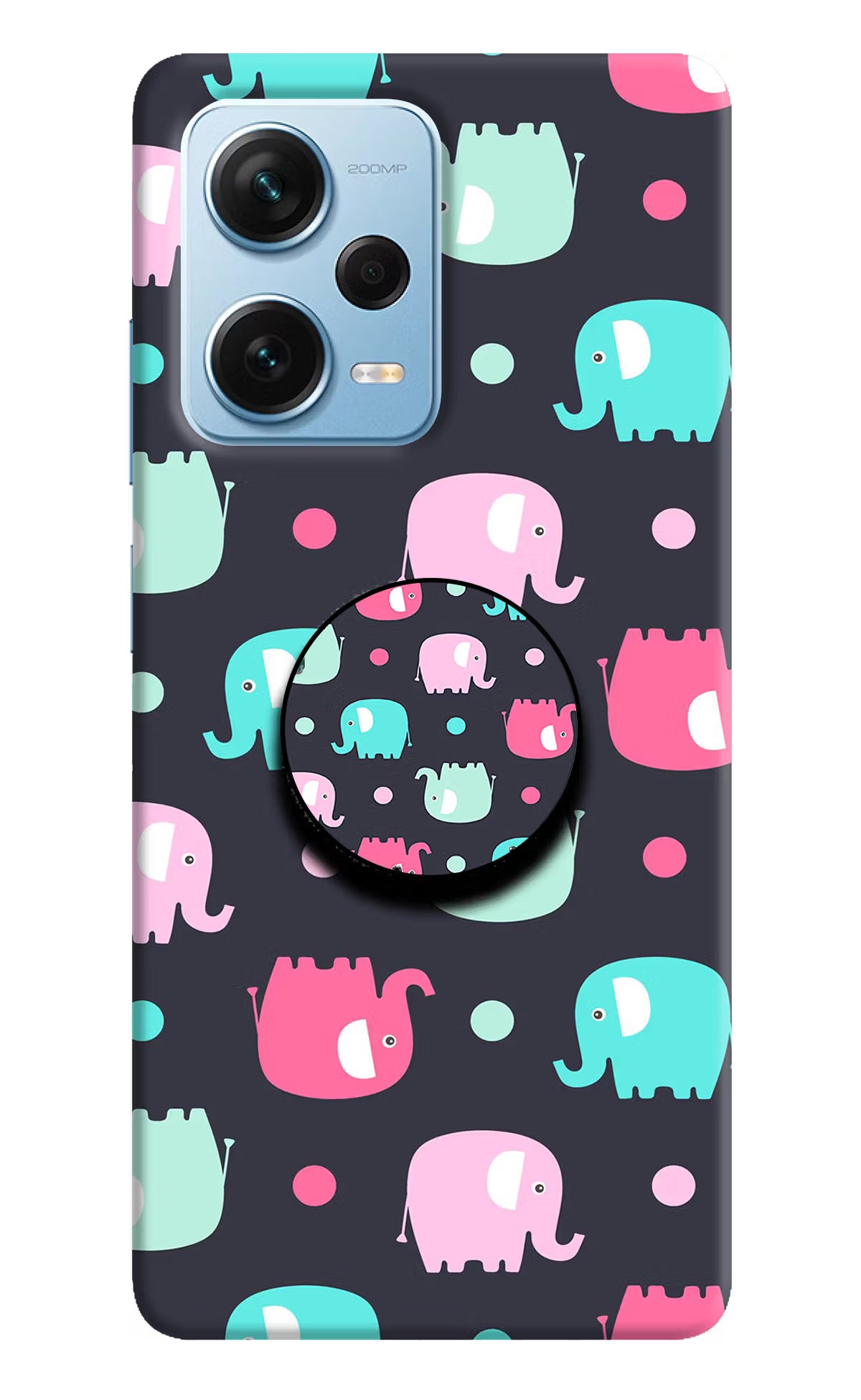 Baby Elephants Redmi Note 12 Pro+ 5G Pop Case by Casekaro