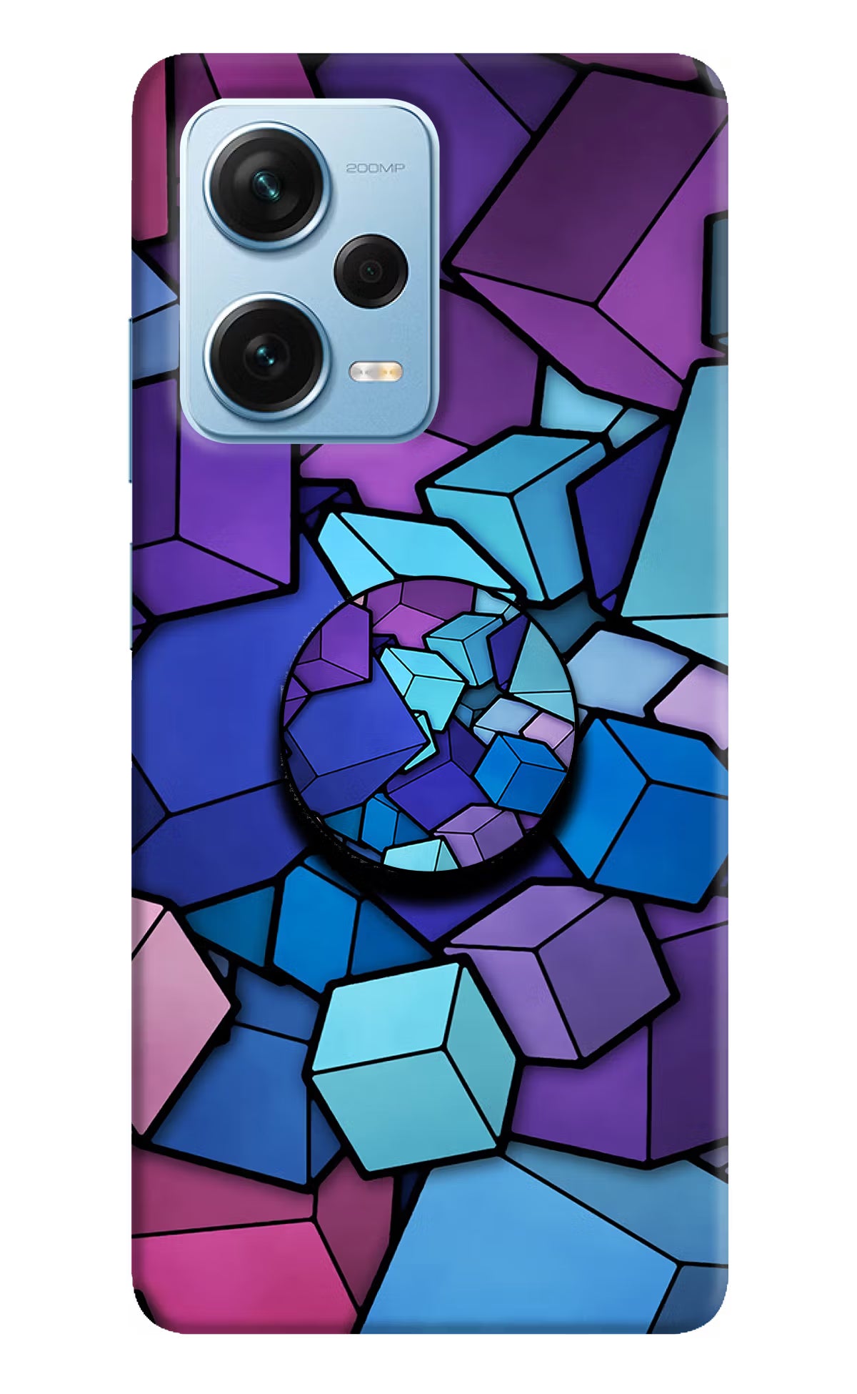 Cubic Abstract Redmi Note 12 Pro+ 5G Pop Case by Casekaro