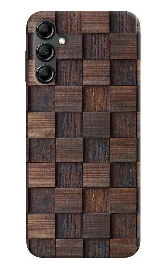Wooden Cube Design Samsung A14 5G Hard Case Back Cover by Casekaro