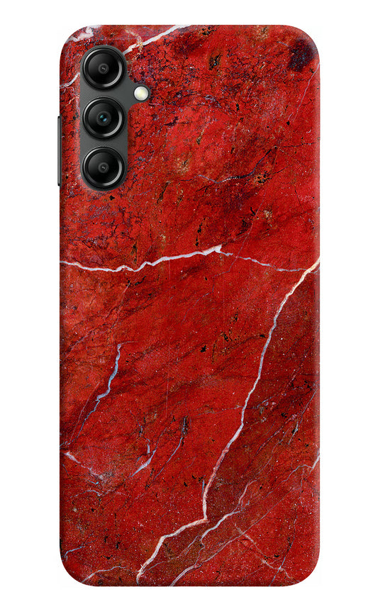 Red Marble Design Samsung A14 5G Hard Case Back Cover by Casekaro