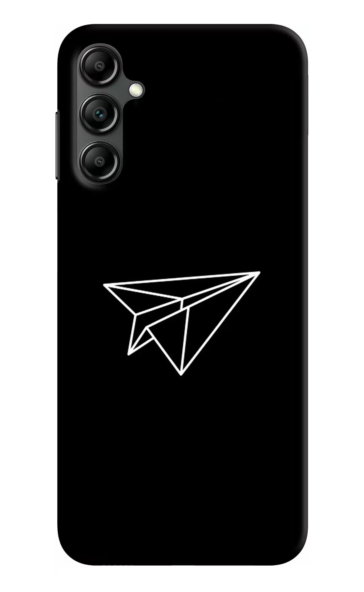 Paper Plane White Samsung A14 5G Hard Case Back Cover by Casekaro