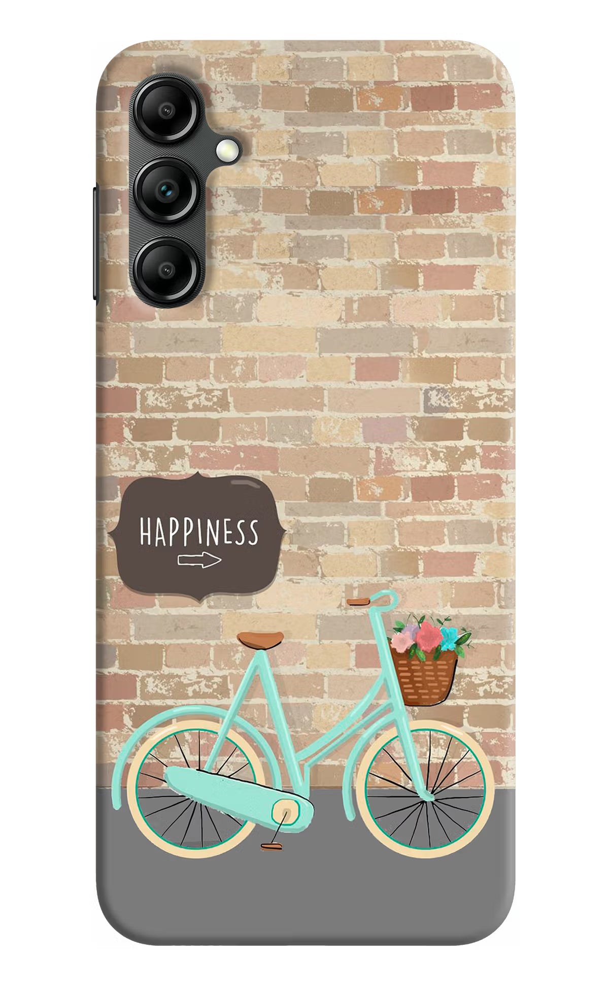 Happiness Artwork Samsung A14 5G Hard Case Back Cover by Casekaro