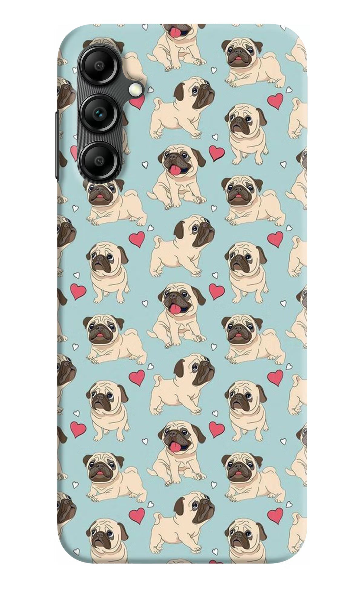 Pug Dog Samsung A14 5G Hard Case Back Cover by Casekaro
