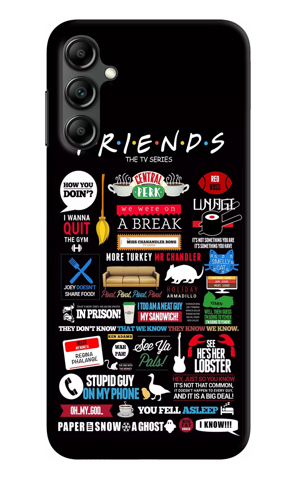 FRIENDS Samsung A14 5G Hard Case Back Cover by Casekaro