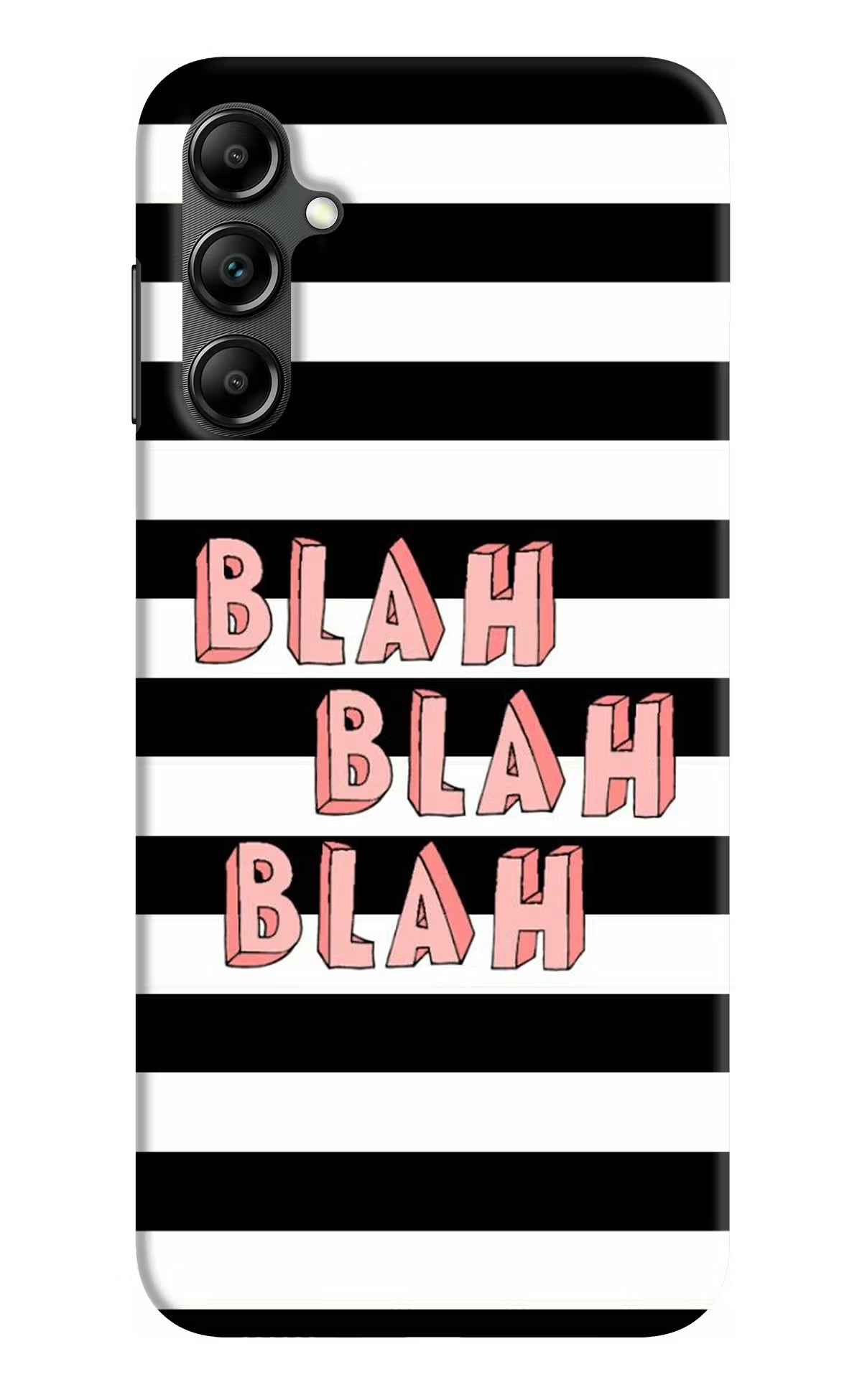 Blah Blah Blah Samsung A14 5G Hard Case Back Cover by Casekaro
