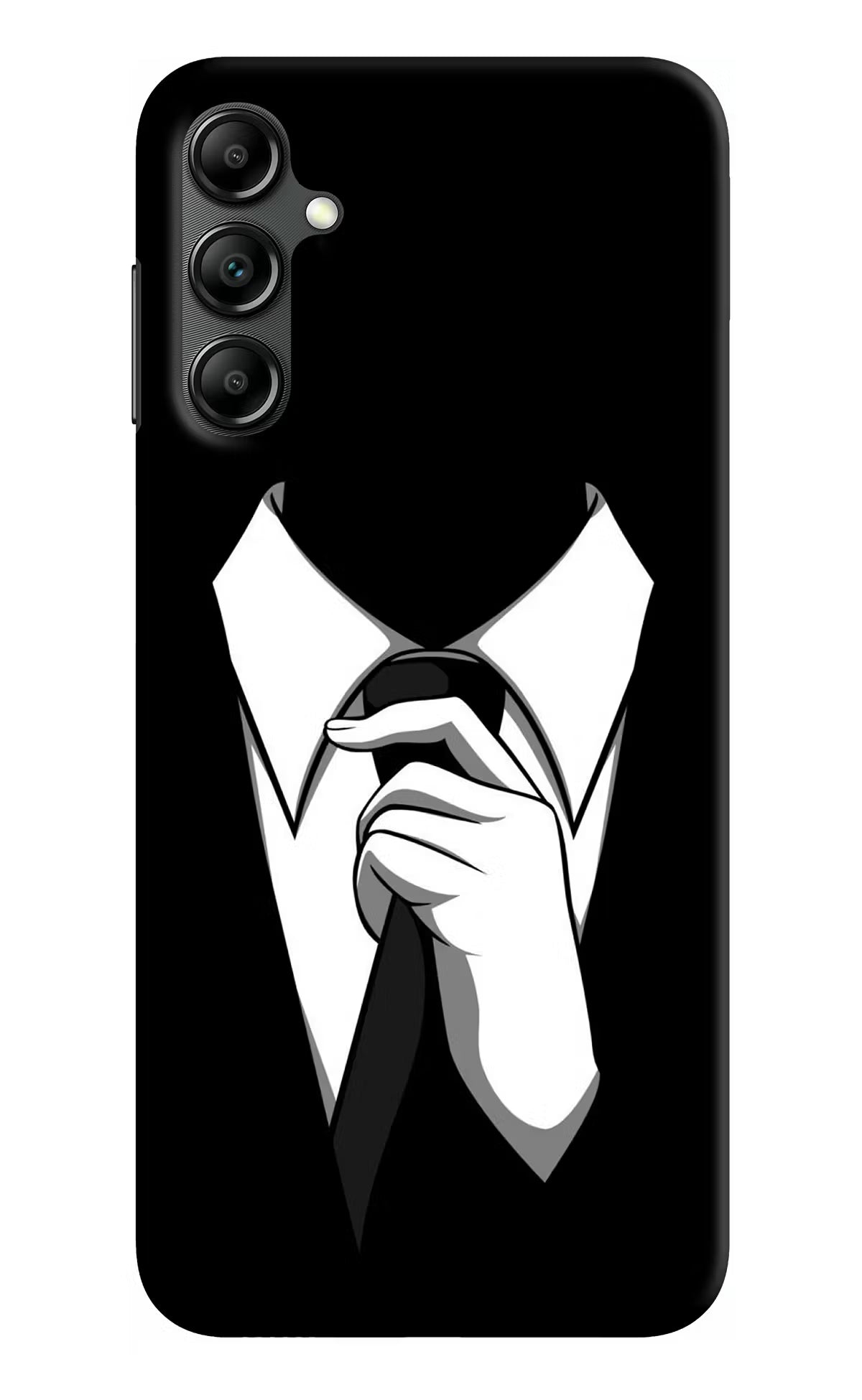 Black Tie Samsung A14 5G Hard Case Back Cover by Casekaro