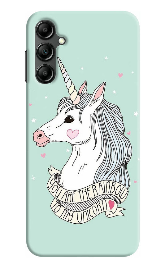 Unicorn Wallpaper Samsung A14 5G Hard Case Back Cover by Casekaro