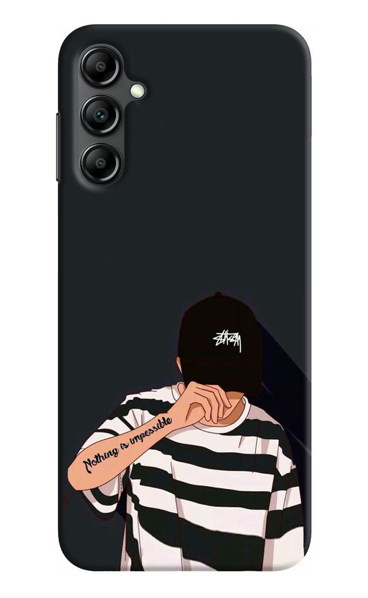 Aesthetic Boy Samsung A14 5G Hard Case Back Cover by Casekaro