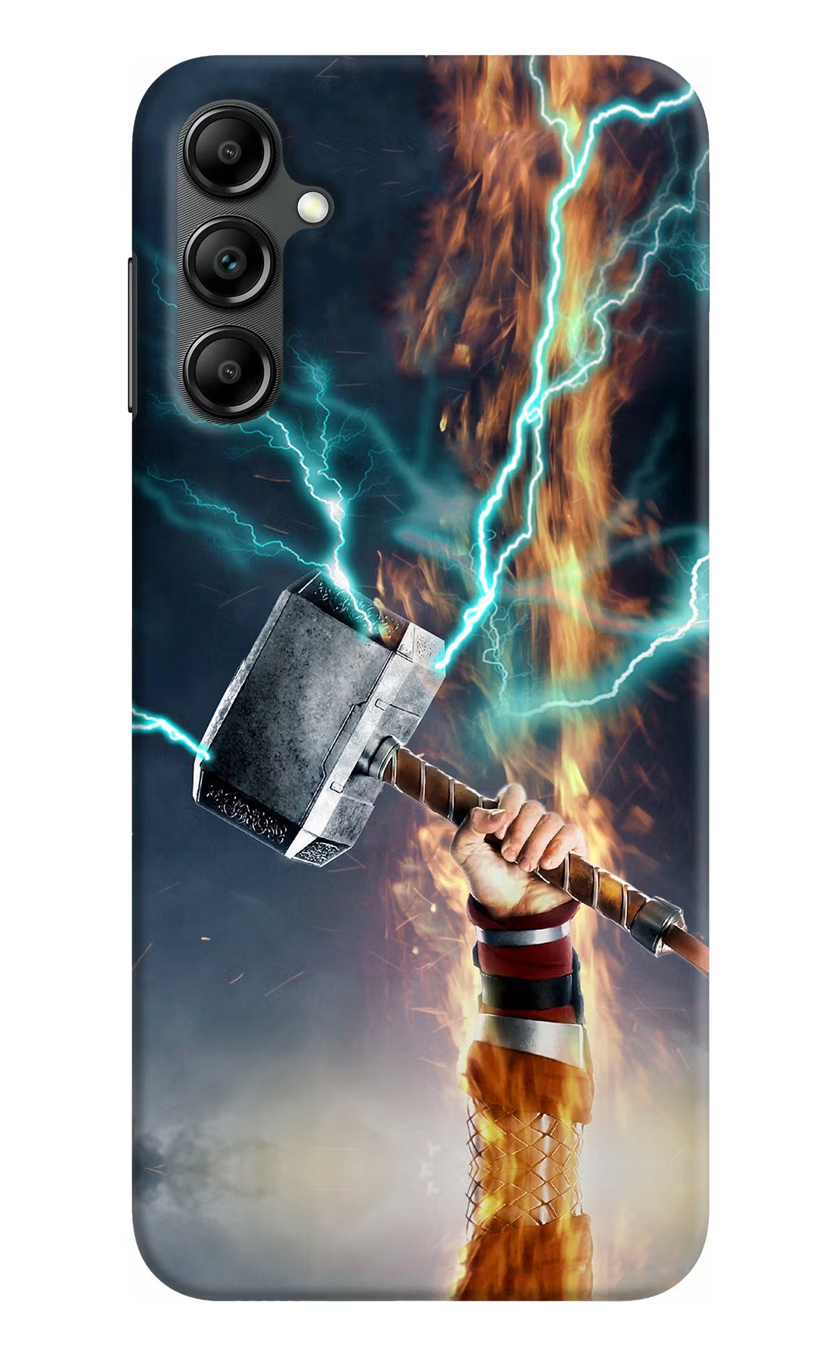Thor Hammer Mjolnir Samsung A14 5G Hard Case Back Cover by Casekaro