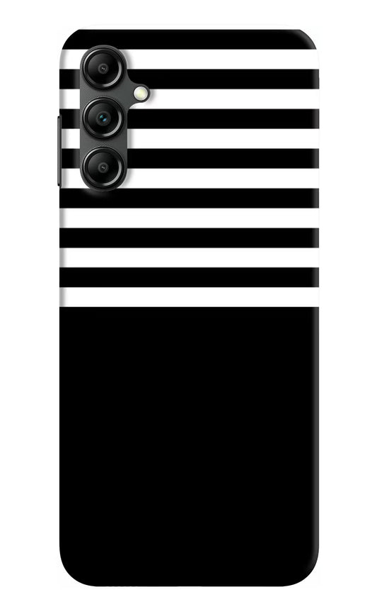 Black and White Print Samsung A14 5G Hard Case Back Cover by Casekaro