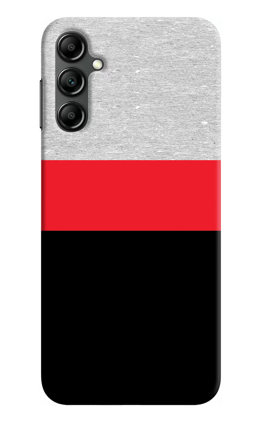 Tri Color Pattern Samsung A14 5G Hard Case Back Cover by Casekaro