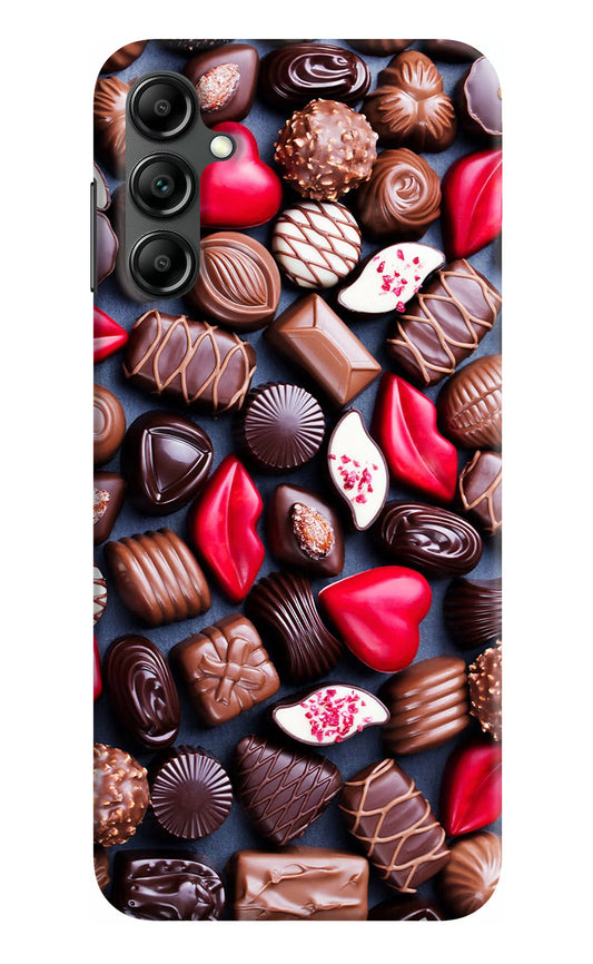 Chocolates Samsung A14 5G Hard Case Back Cover by Casekaro