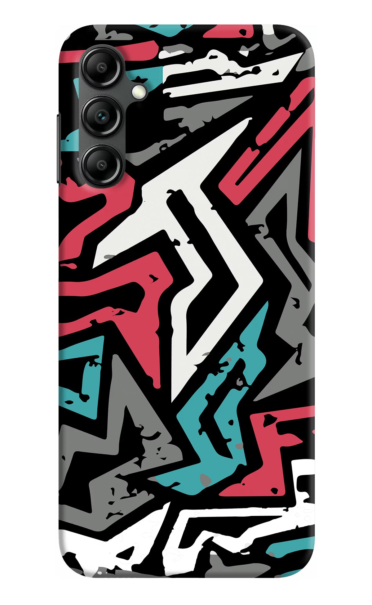 Geometric Graffiti Samsung A14 5G Hard Case Back Cover by Casekaro