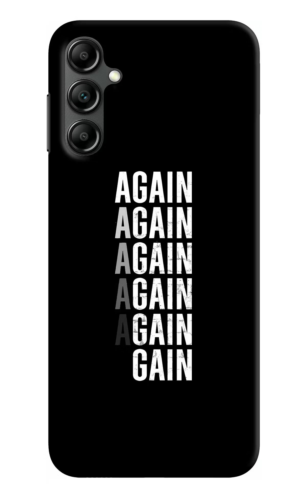 Again Again Gain Samsung A14 5G Hard Case Back Cover by Casekaro