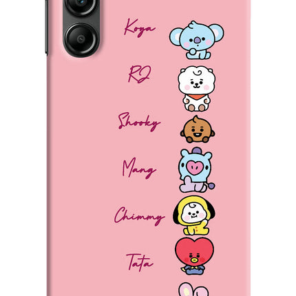 BTS names Samsung A14 5G Hard Case Back Cover by Casekaro