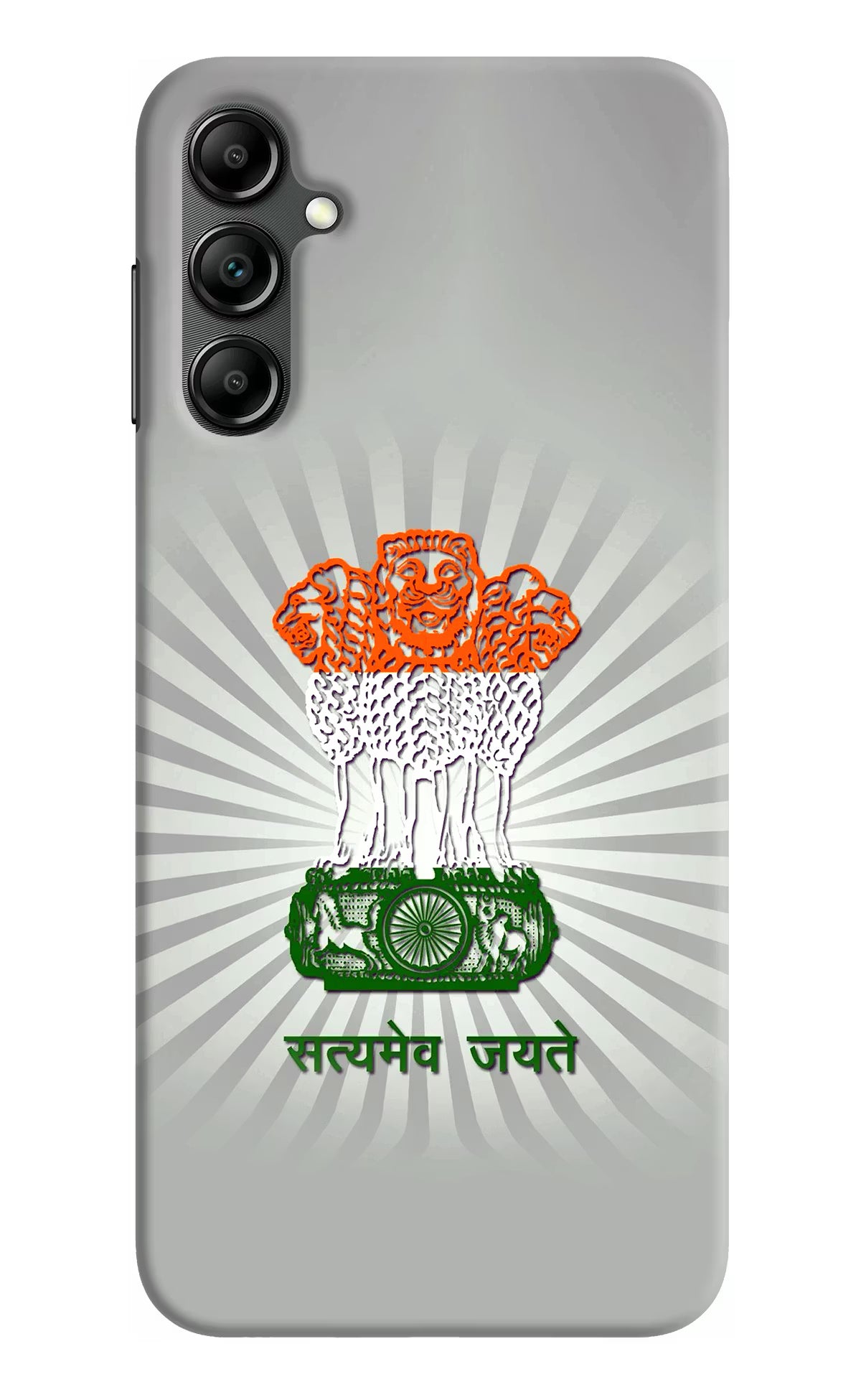 Satyamev Jayate Art Samsung A14 5G Hard Case Back Cover by Casekaro