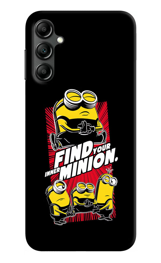 Find your inner Minion Samsung A14 5G Hard Case Back Cover by Casekaro