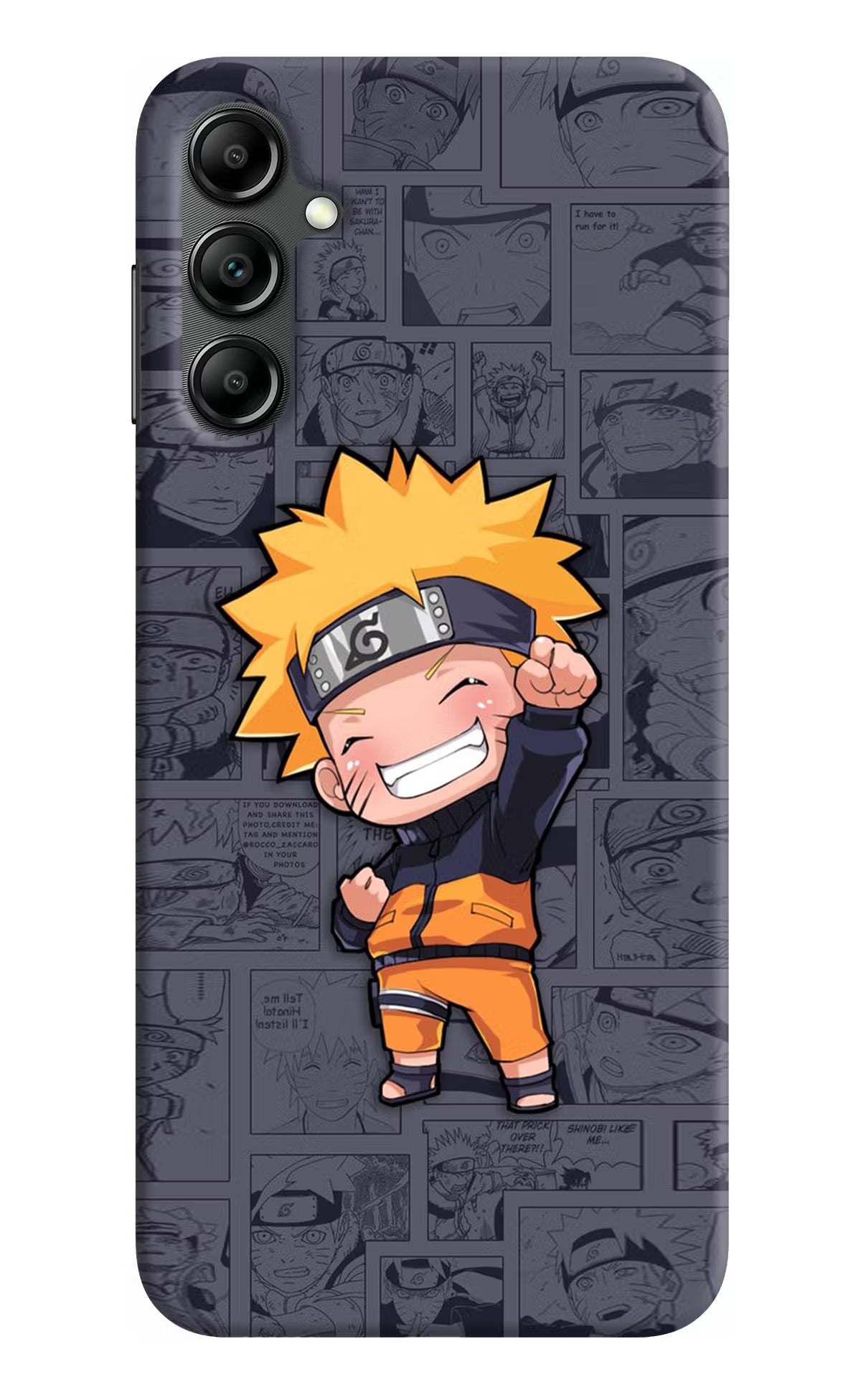 Chota Naruto Samsung A14 5G Hard Case Back Cover by Casekaro